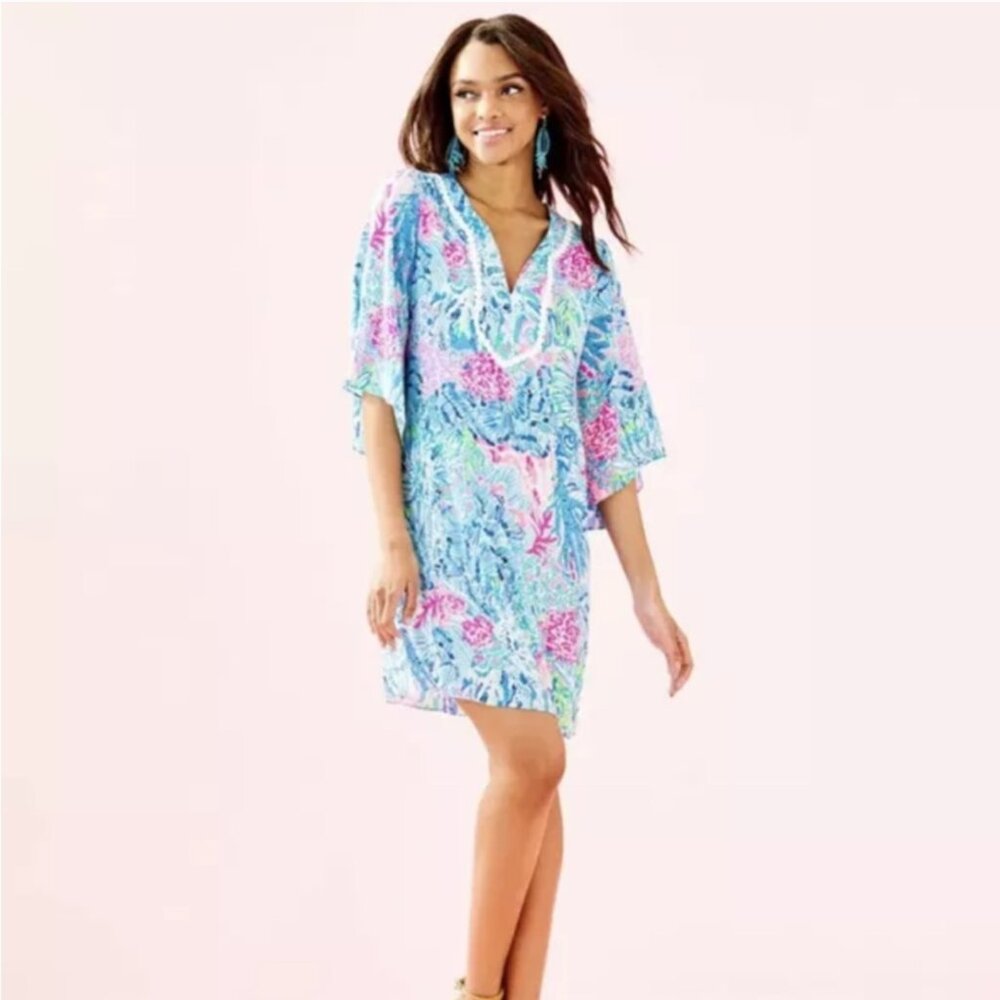 Lilly Pulitzer Delancey Tunic Dress Size Large - Picture 2 of 7
